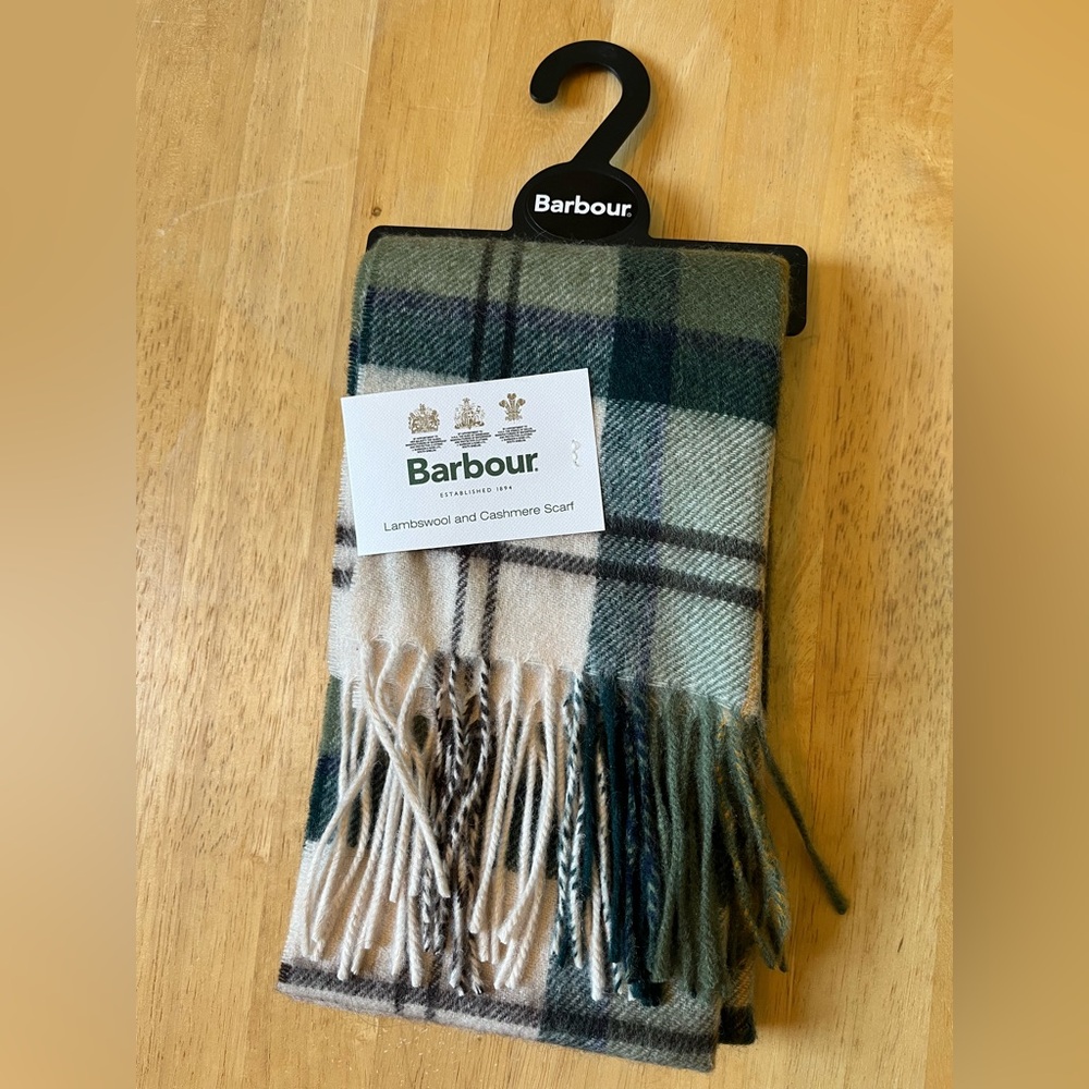 Barbour Lambswool and Cashmere scarf